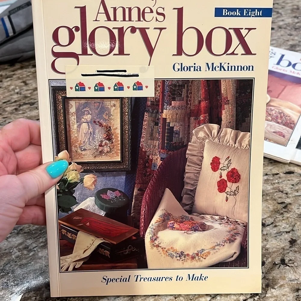 5 Issues of “Anne’s Glory Box” Australian Craft Needlework Vol 6,7,8.10.11 1996